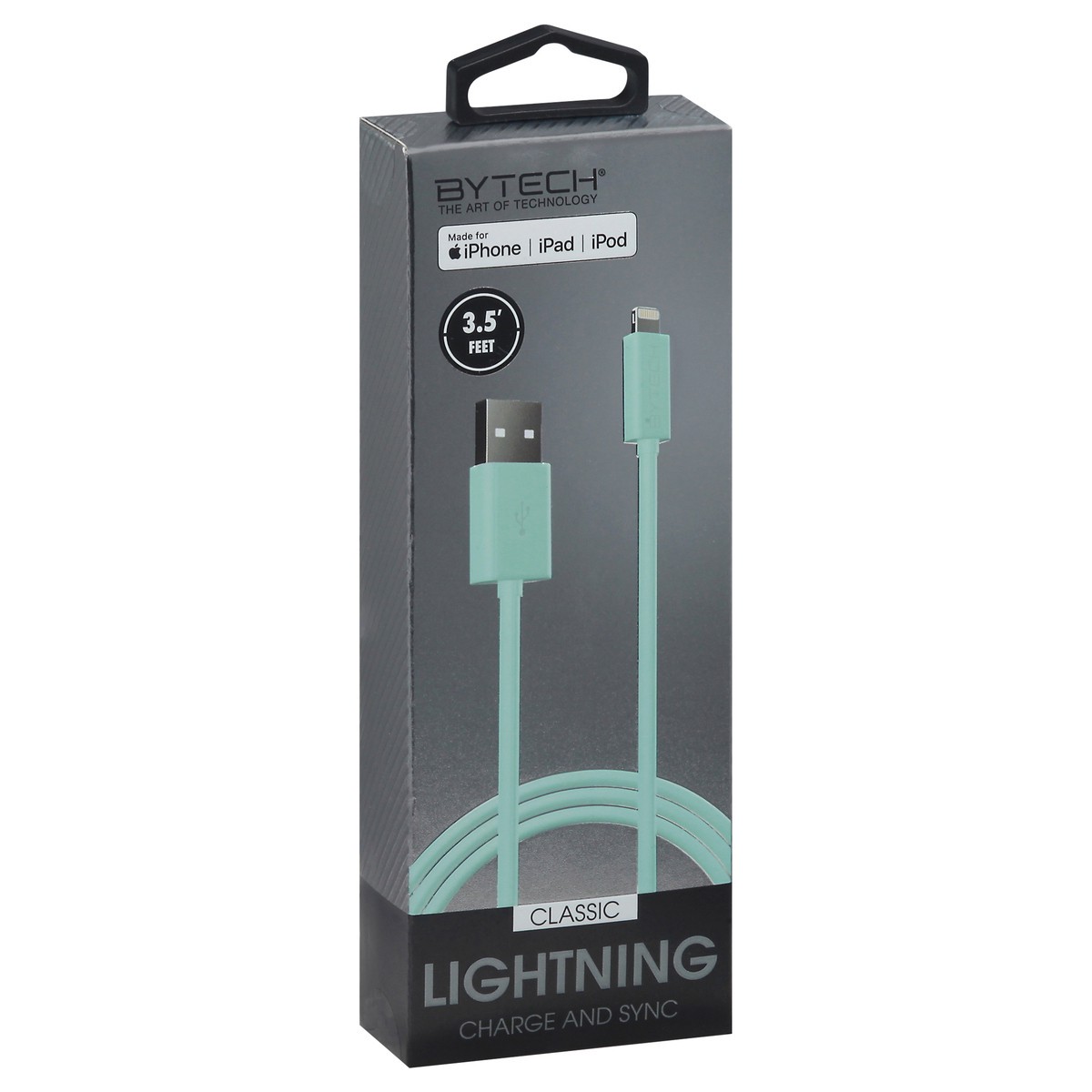 slide 8 of 11, Bytech Lighting to USB Cable, 3.5 ft