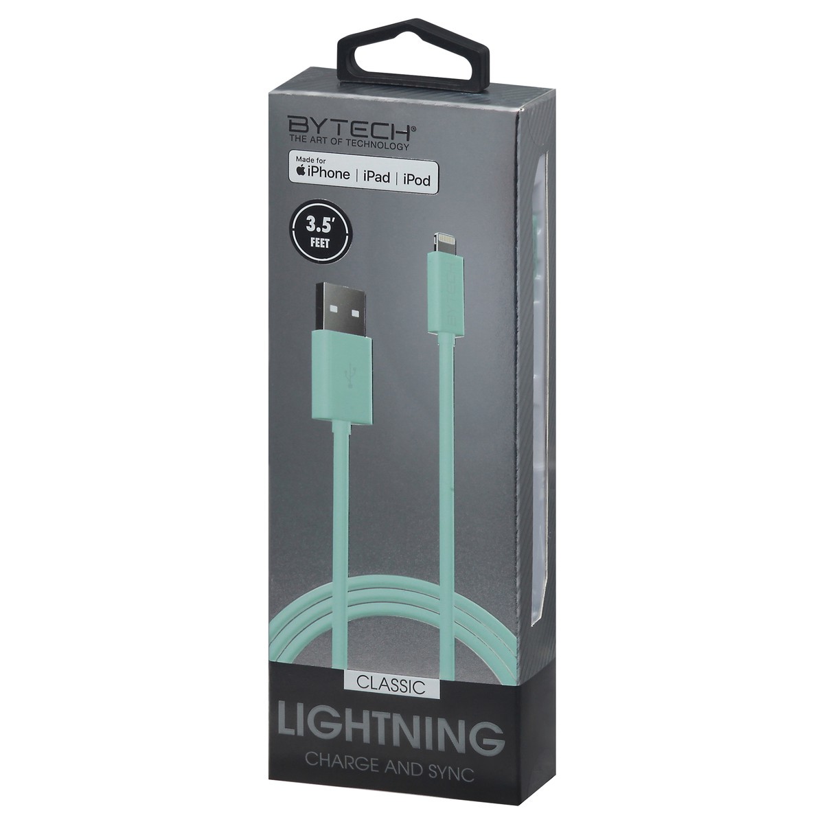 slide 3 of 11, Bytech Lighting to USB Cable, 3.5 ft