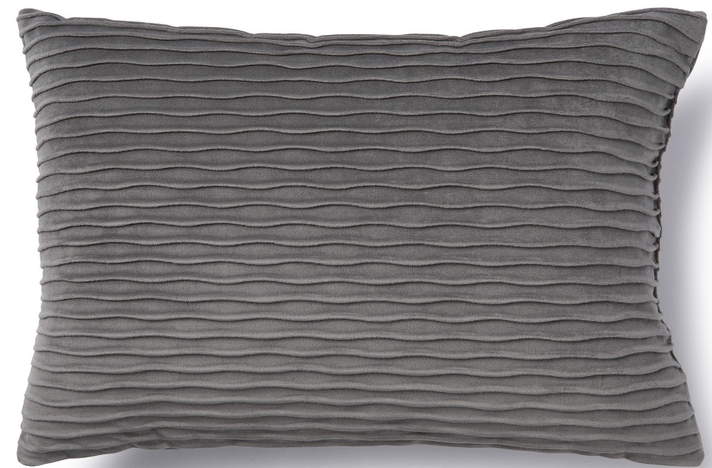 slide 1 of 1, Brentwood Originals Ripple Decor Pillow - Gray, 14 in x 20 in