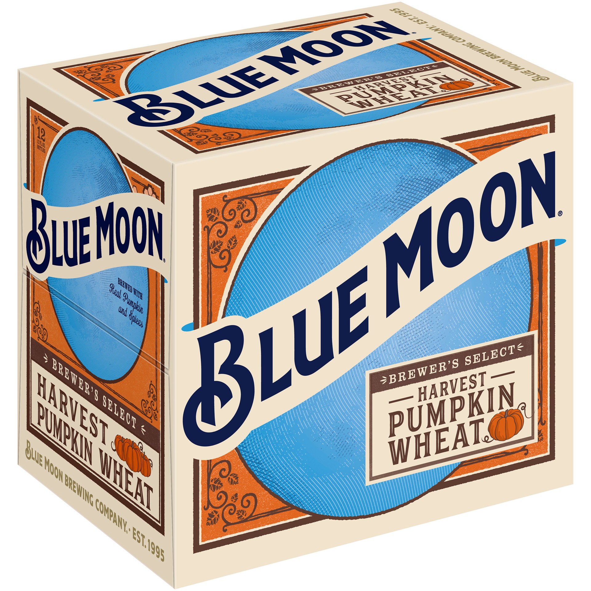 slide 3 of 5, Blue Moon Seasonal Bottle, 12 ct; 12 oz