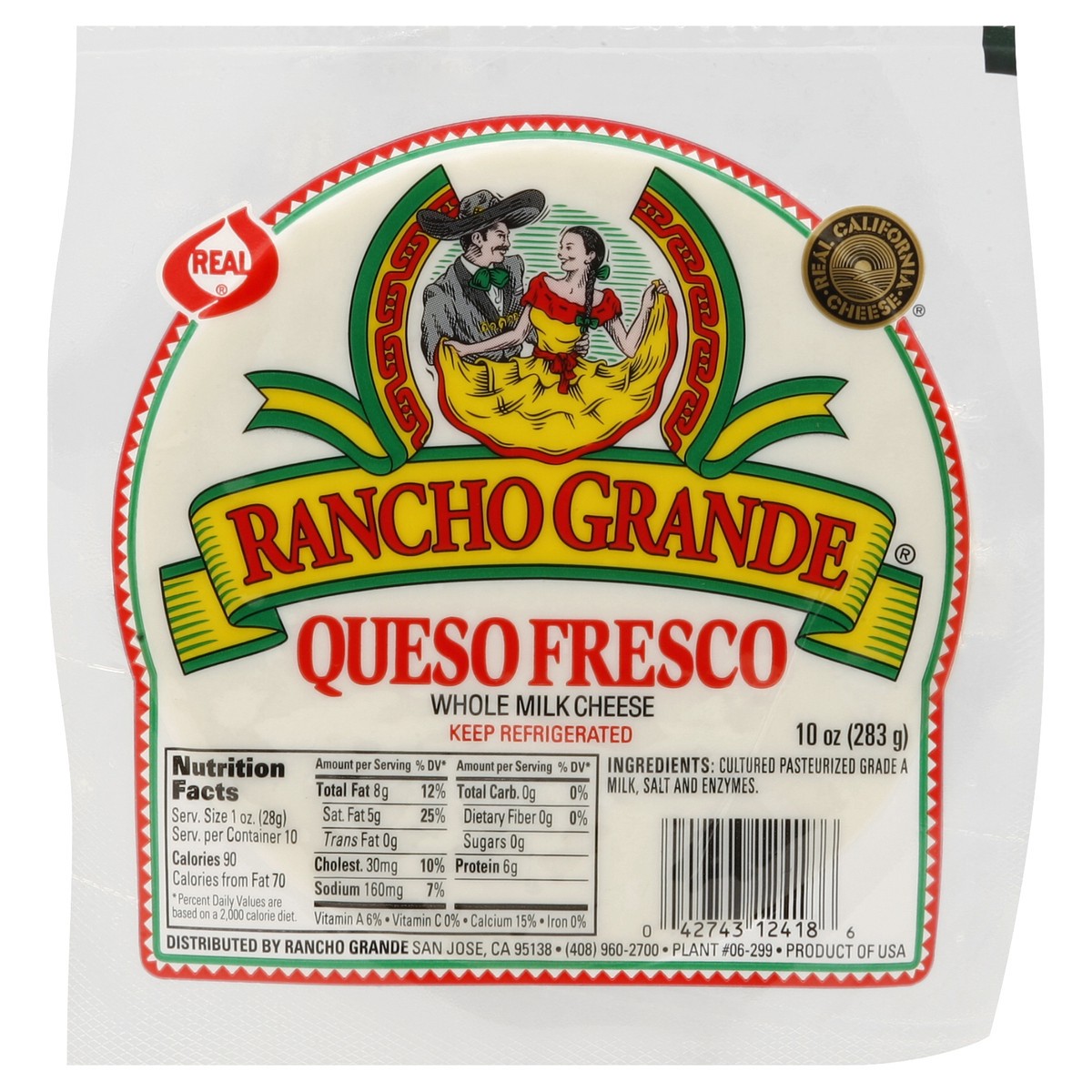 slide 4 of 5, Rancho Grande Cheese 10 oz, 10 oz