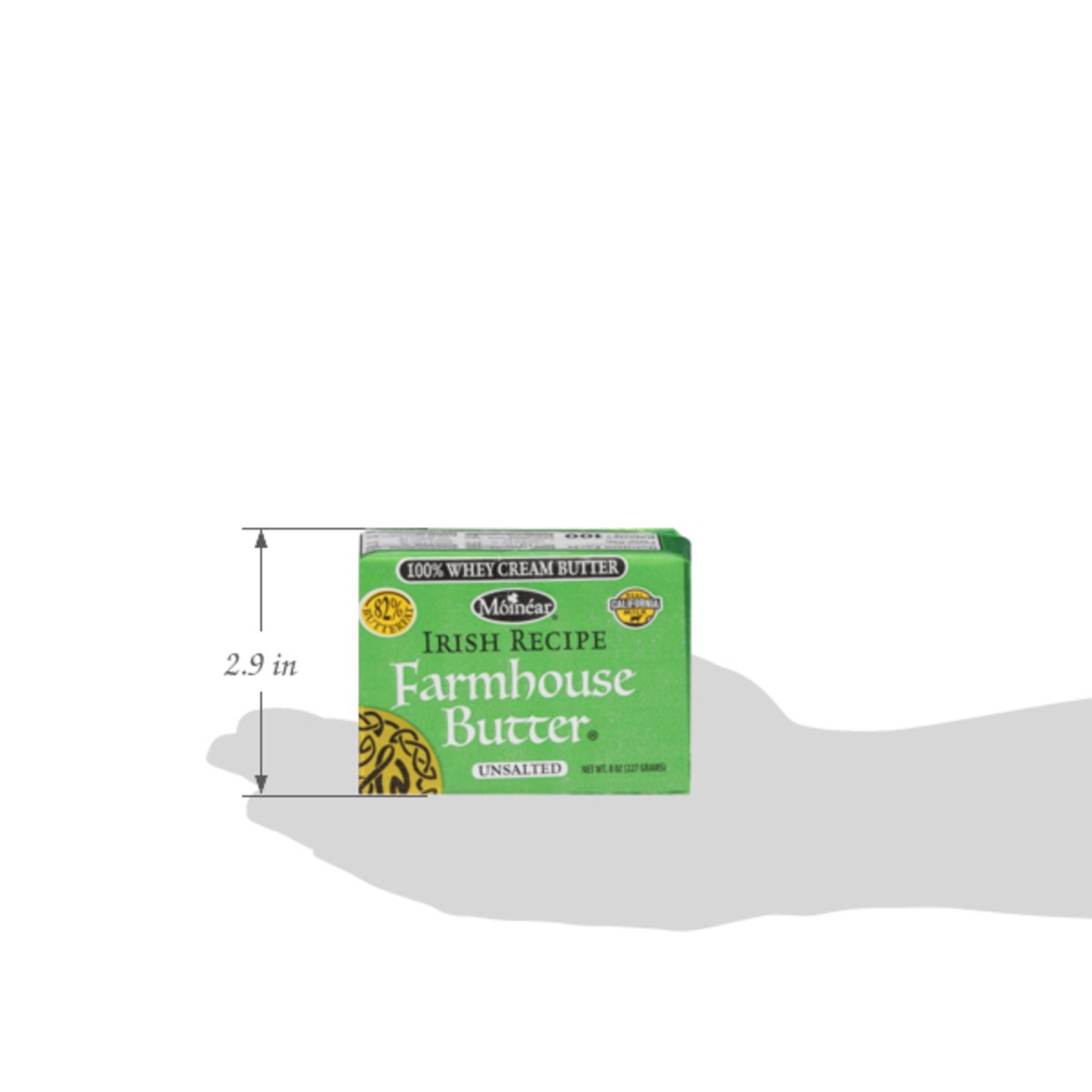 slide 2 of 15, Moinear Unsalted Irish Recipe 100% Whey Cream Butter 8 oz, 8 oz