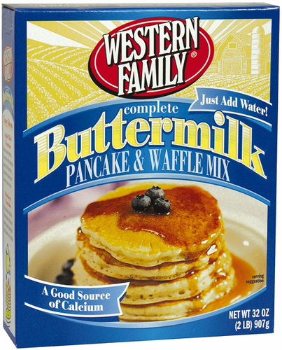 slide 1 of 1, Western Family Buttermilk Pancake Mix, 32 oz