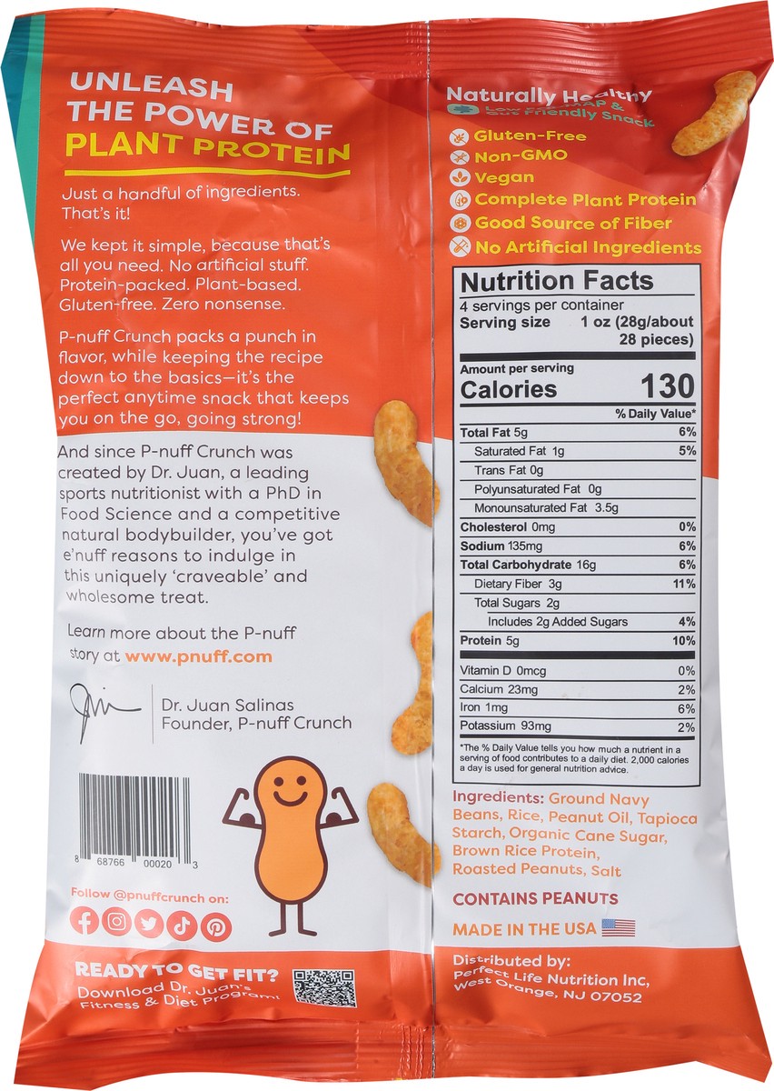 slide 5 of 14, P-nuff Baked Peanut Puffs Crunch, 4 oz