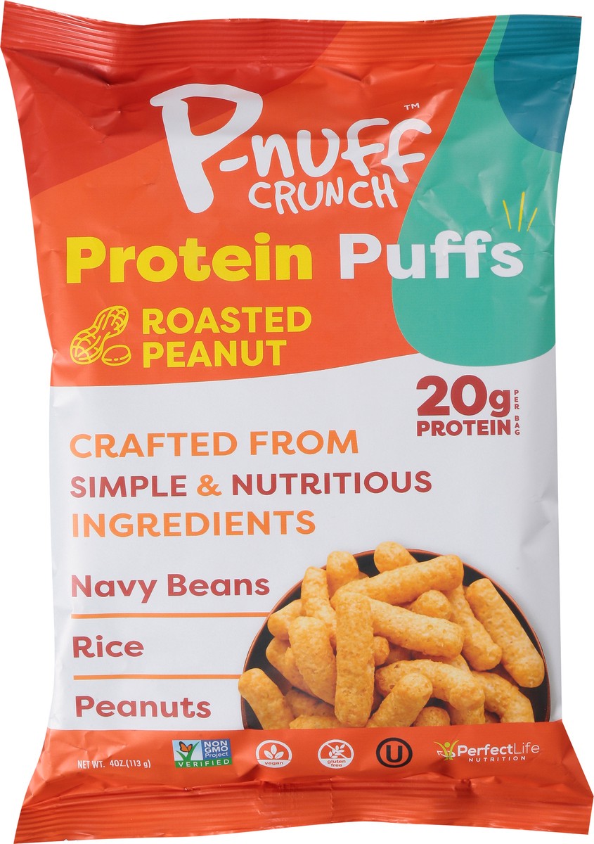 slide 8 of 14, P-nuff Baked Peanut Puffs Crunch, 4 oz