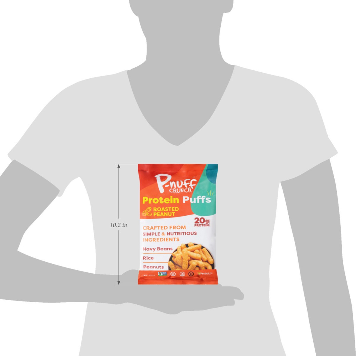 slide 2 of 14, P-nuff Baked Peanut Puffs Crunch, 4 oz