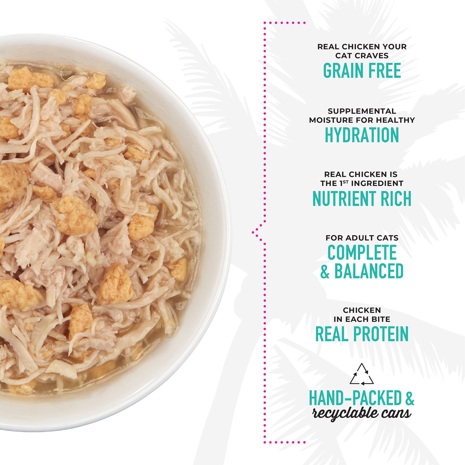 slide 6 of 7, Tiki Cat Luau Wet Cat Food, Chicken & Egg, 6 oz. Can, 6 oz