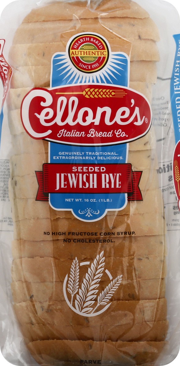 slide 10 of 13, Cellone's Cellones Bread Jewish Ny Rye, 18 oz