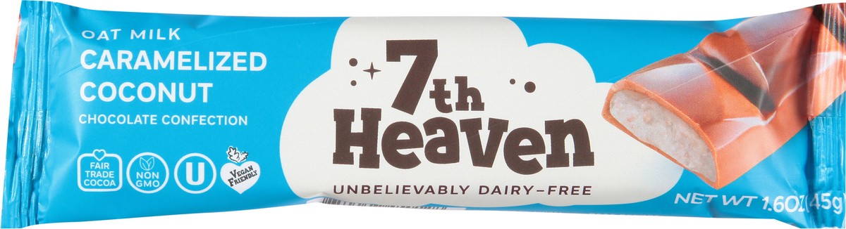slide 3 of 14, 7th Heaven Oat Milk Caramelized Coconut Chocolate Confection 1.6 oz, 1.6 oz