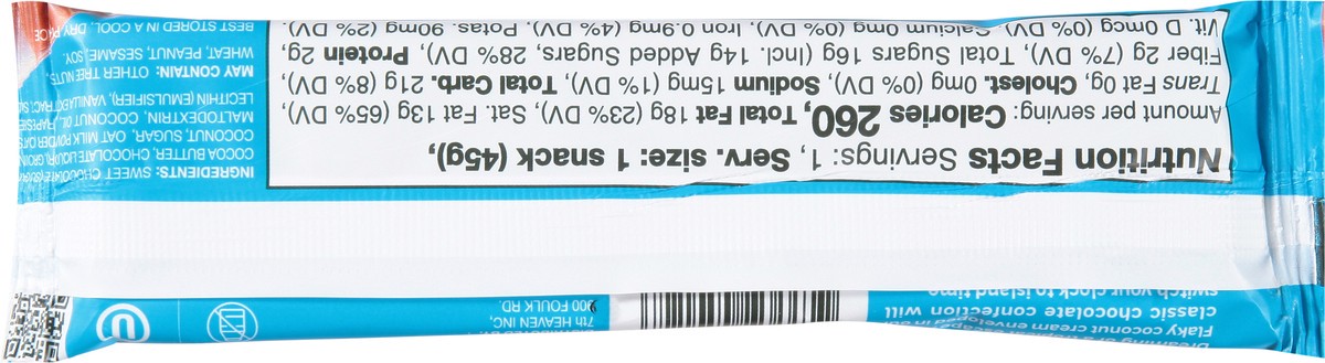slide 7 of 14, 7th Heaven Oat Milk Caramelized Coconut Chocolate Confection 1.6 oz, 1.6 oz