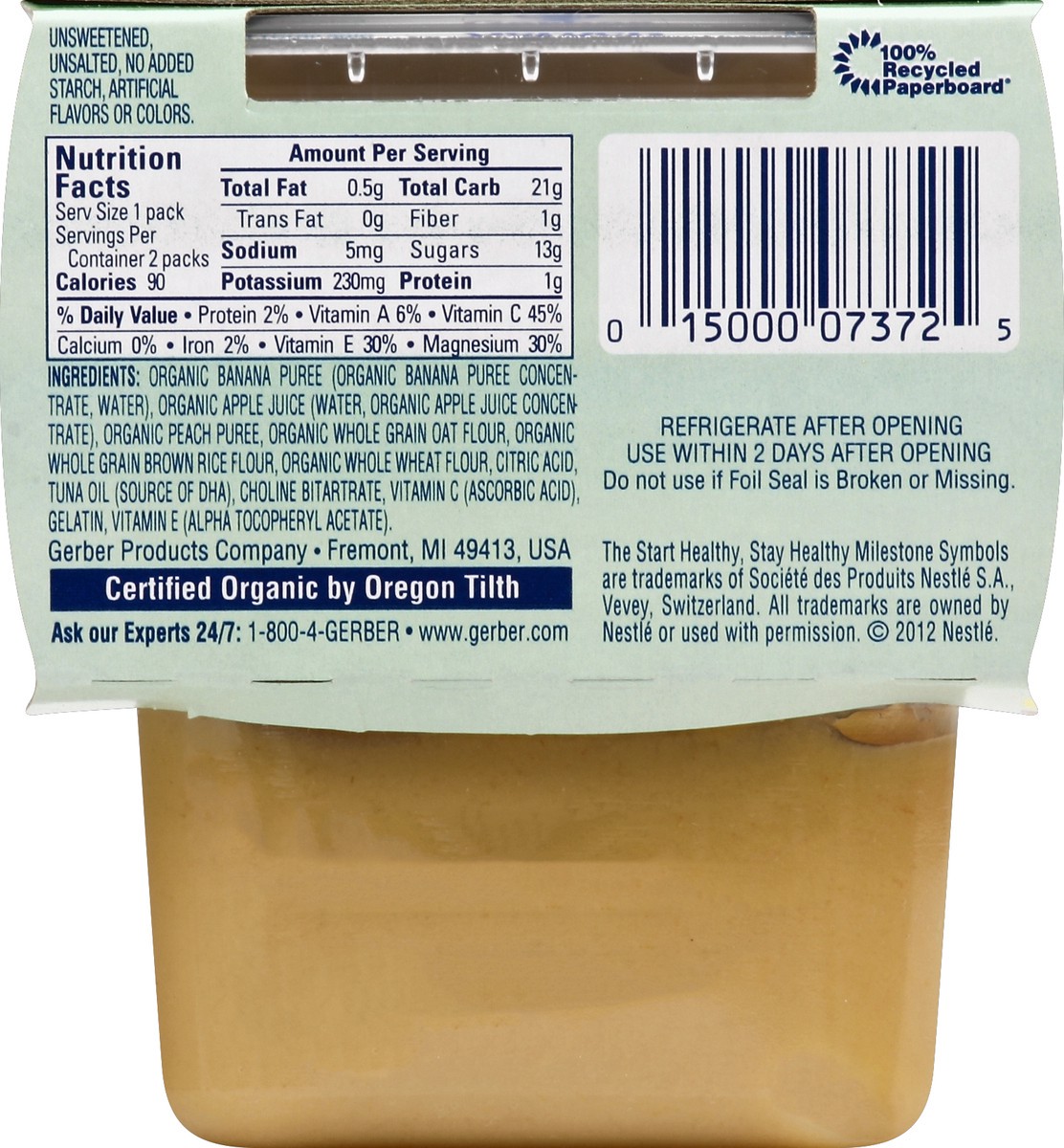 slide 5 of 5, Gerber Baby Food 2 ea, 2 ct; 4 oz