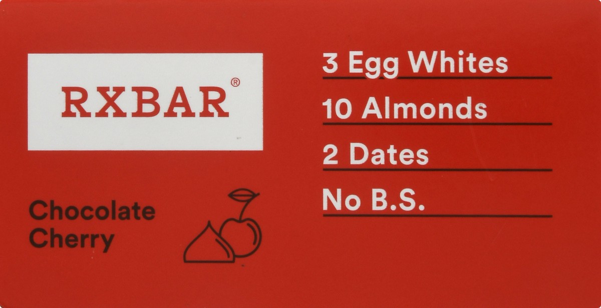 slide 10 of 13, RXBAR Protein Bar, Chocolate Cherry, 22 oz, 12 Count, 22 oz