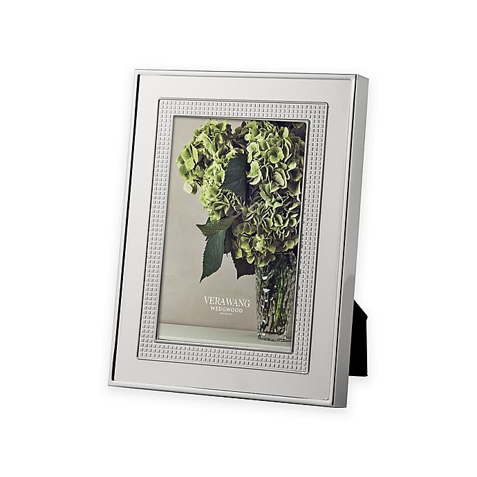 slide 1 of 1, Vera Wang Wedgwood Blanc sur Blanc Frame, 4 in x 6 in