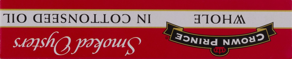 slide 5 of 9, Crown Prince Fancy Whole in Cottonseed Oil Smoked Oysters 3.75 oz, 3.75 oz