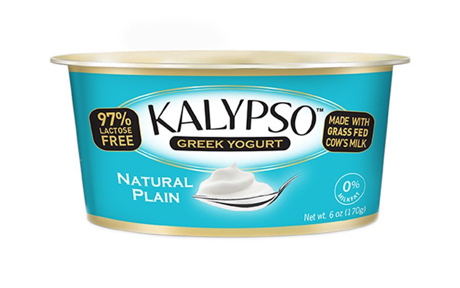 slide 1 of 1, Kalypso Yogurt Non-Fat 0% Plain Yogurt, 6 oz