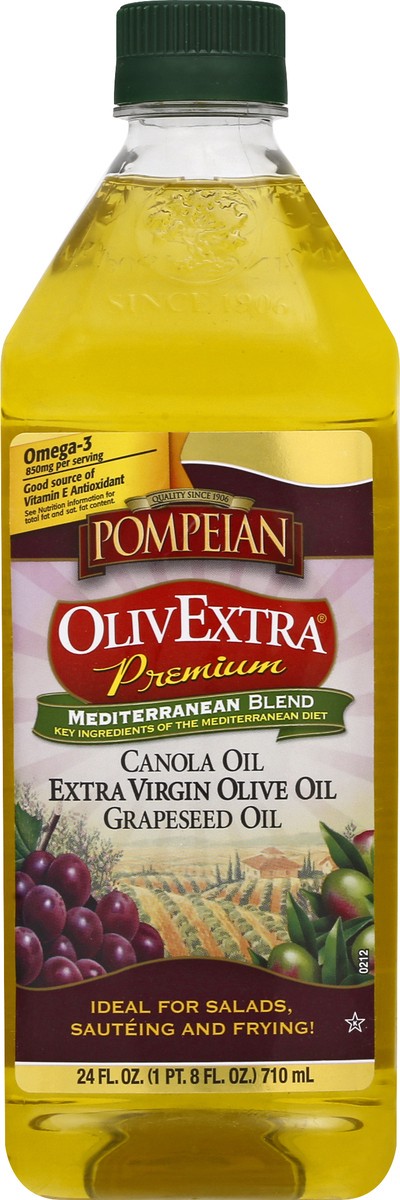 slide 11 of 13, Pompeian Premium Mediterranean Blend Oil 24 oz, 24 oz