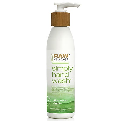 slide 1 of 1, Raw Sugar Simply Hand Wash Aloe Vera + Agave, 8 oz