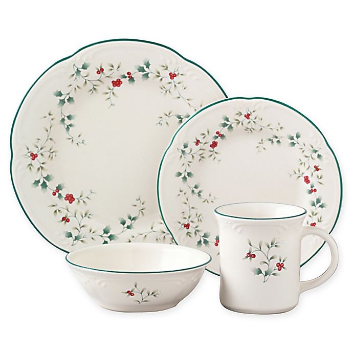 slide 1 of 1, Pfaltzgraff Winterberry Dinnerware Set, 16 ct