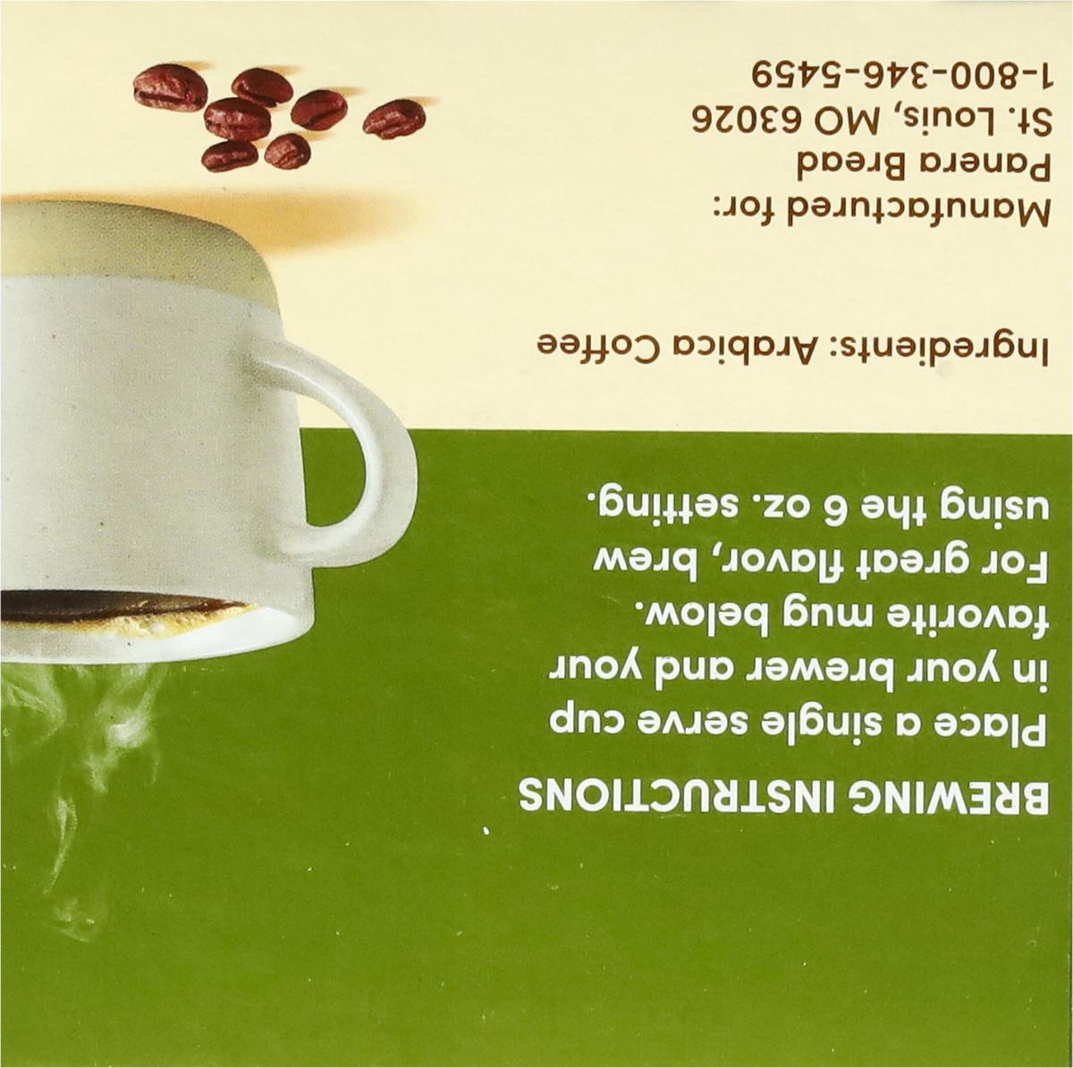 slide 15 of 15, Panera Bread 100% Arabica Cafe Blend Decaf Coffee 10 - 0.39 oz Cups, 10 ct