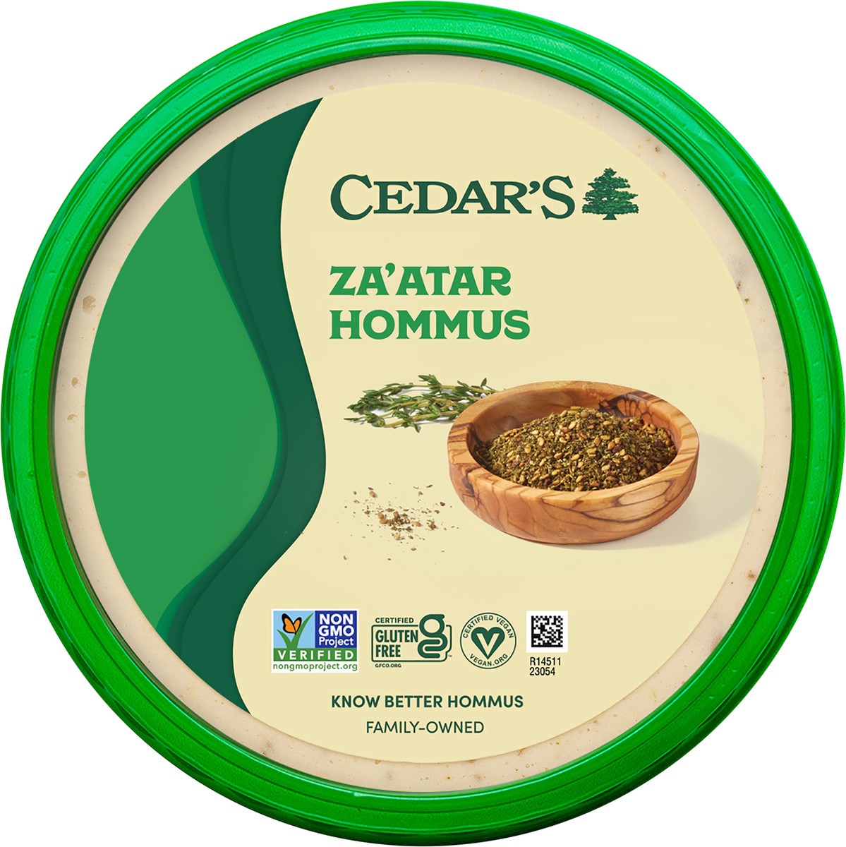 slide 7 of 7, Cedar's Foods Za'atar Hommus, 8 oz