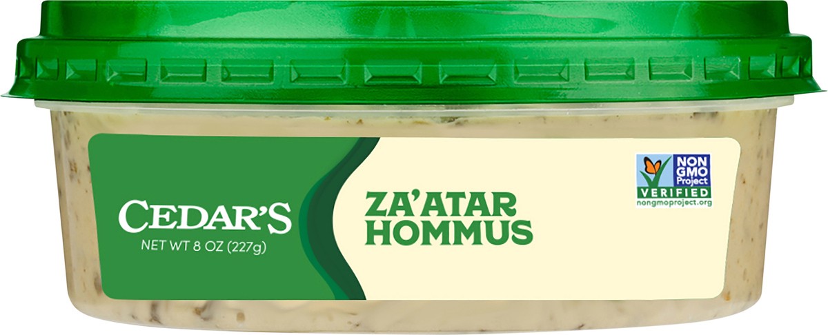 slide 5 of 7, Cedar's Foods Za'atar Hommus, 8 oz