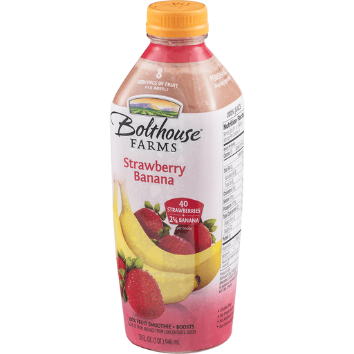 slide 7 of 26, Bolthouse Farms Strawberry Banana Fruit Smoothie, 32 oz