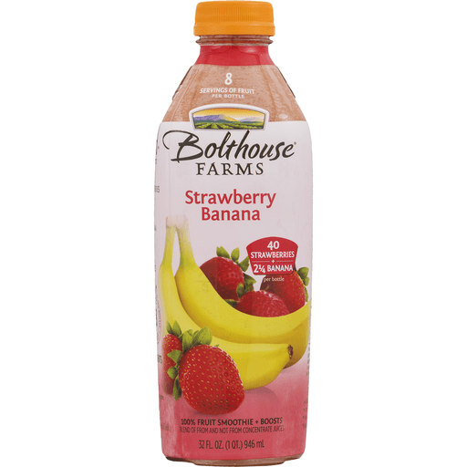 slide 10 of 26, Bolthouse Farms Strawberry Banana Fruit Smoothie, 32 oz