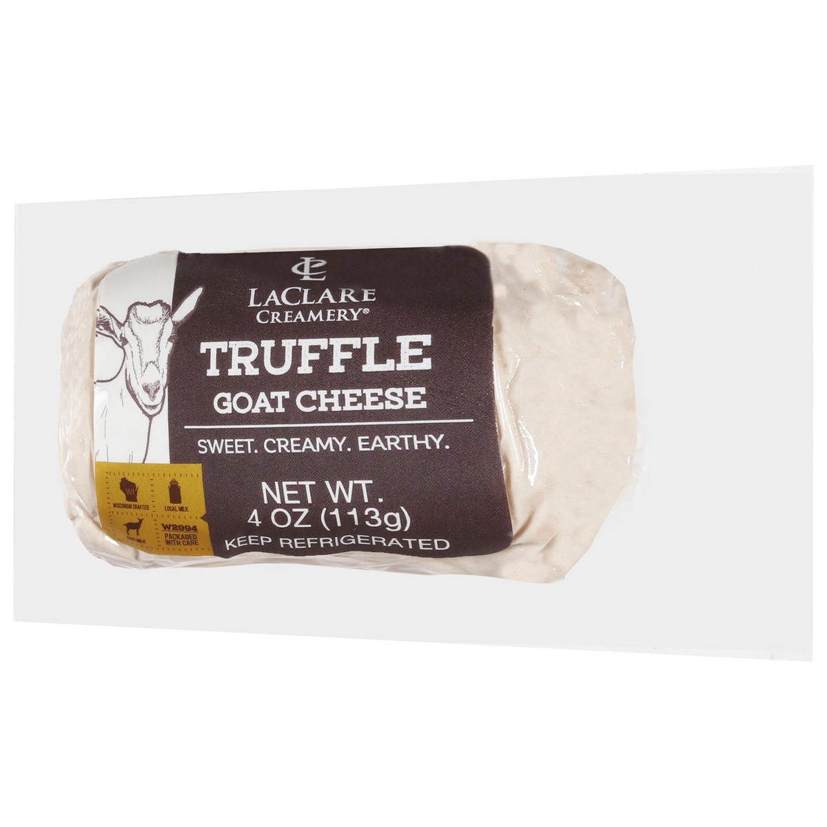 slide 13 of 13, La Clare Goat Log Truffle Cd, 4 oz