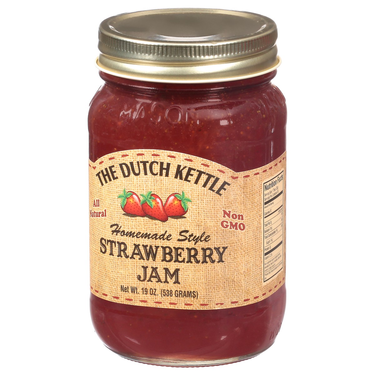slide 3 of 13, The Dutch Kettle Homemade Style Strawberry Jam 19 oz, 19 oz