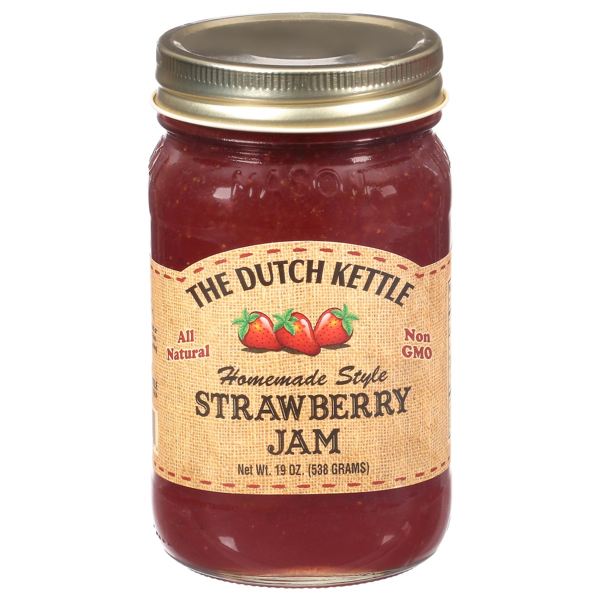 slide 13 of 13, The Dutch Kettle Homemade Style Strawberry Jam 19 oz, 19 oz