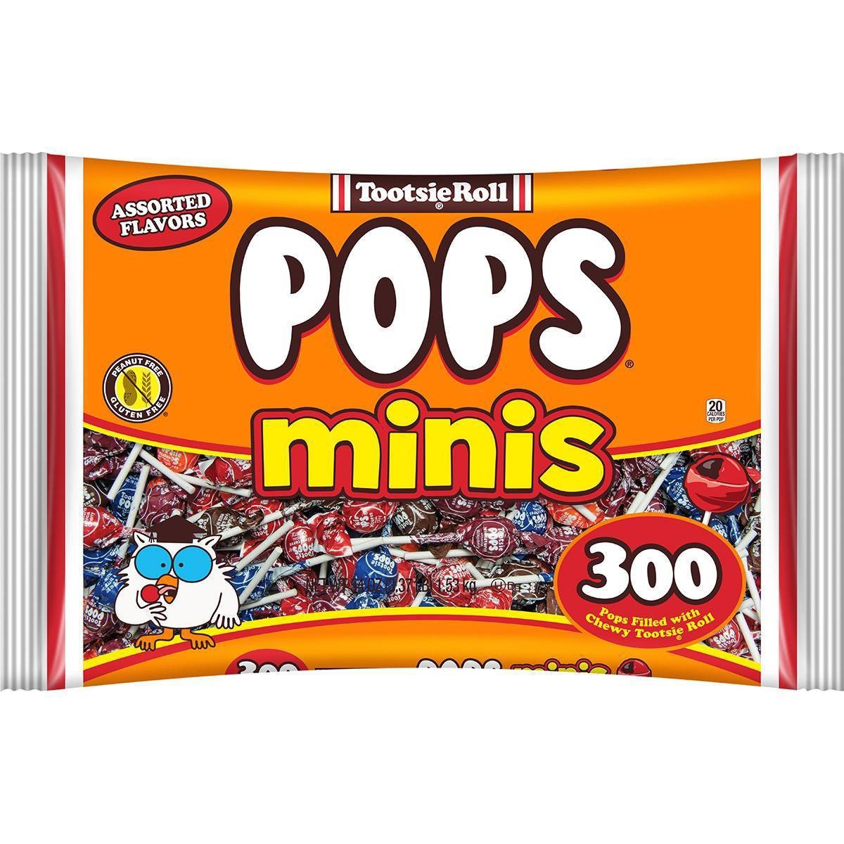 slide 1 of 1, Tootsie Pops Tootsie Pop Halloween Miniatures, 300 ct