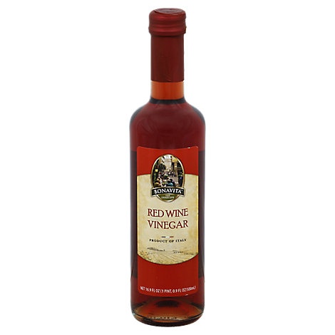 slide 1 of 1, Bonavita Vinegar Red Wine, 16.9 fl oz