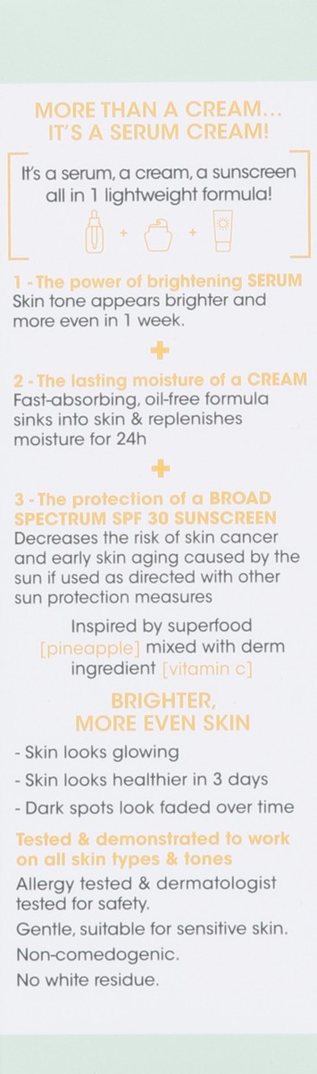 slide 8 of 9, Garnier Skin Green Labs Pinea-C Serum Cream, 2.4 oz