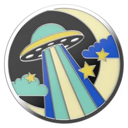 PopSockets Sauced Space Age PopGrip Enamel, 1 ct