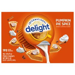 International Delight Pumpkin Pie Spice Coffee Creamer Singles, 192 Count