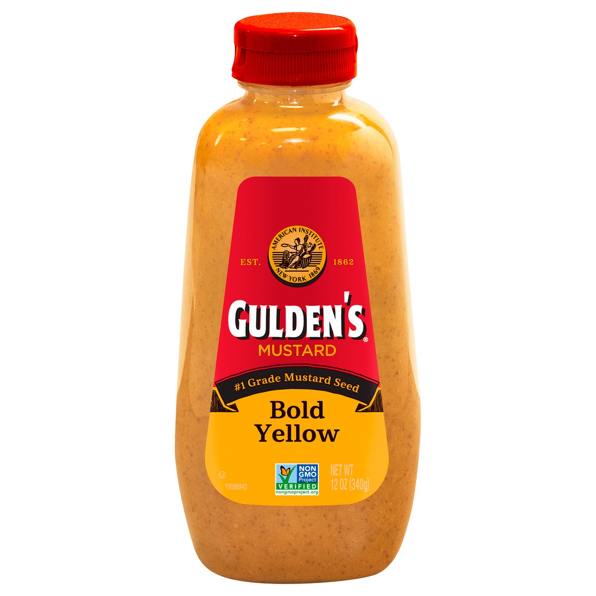 slide 6 of 6, Gulden's Bold Yellow Mustard 12 oz, 12 oz