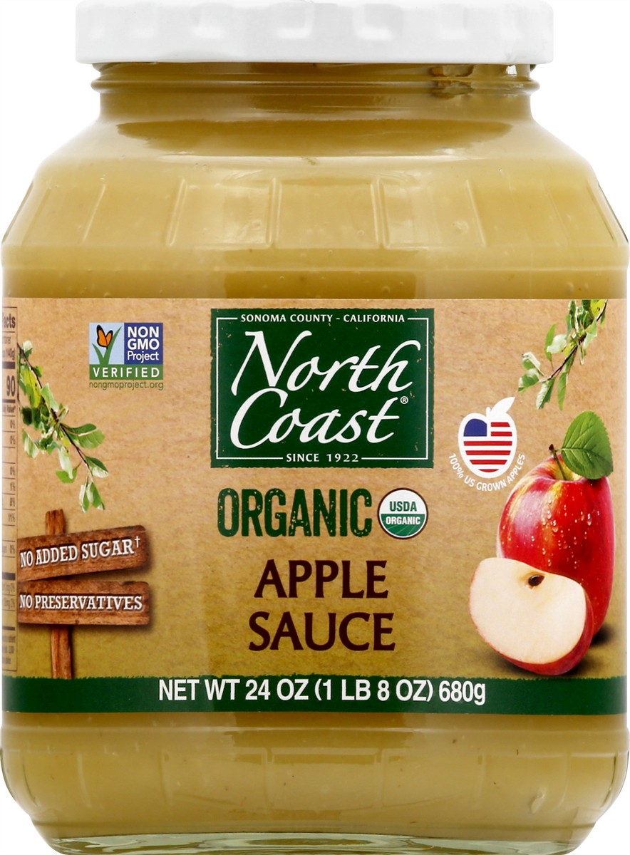slide 10 of 11, North Coast Organic Applesauce 24 oz, 24 oz