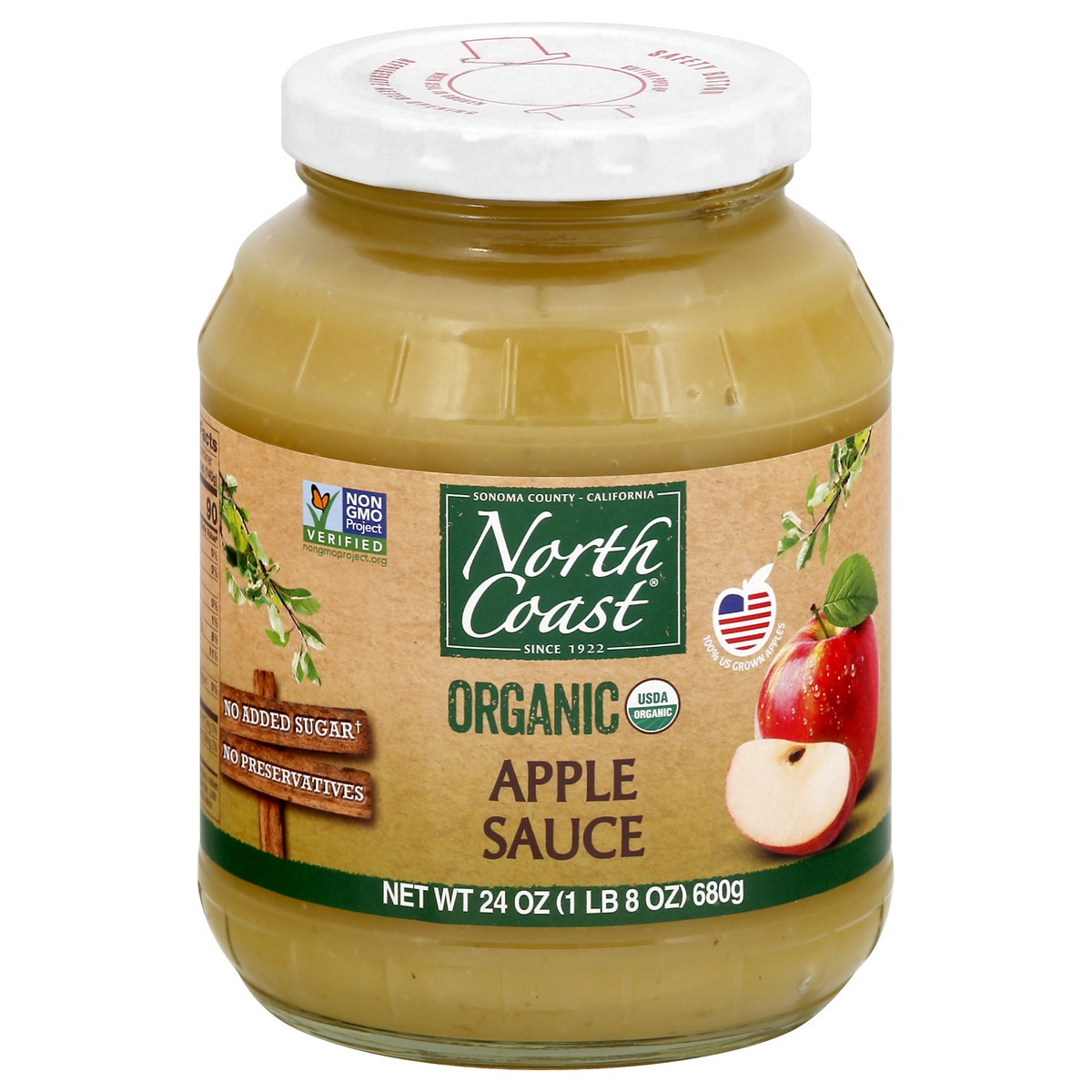 slide 6 of 11, North Coast Organic Applesauce 24 oz, 24 oz
