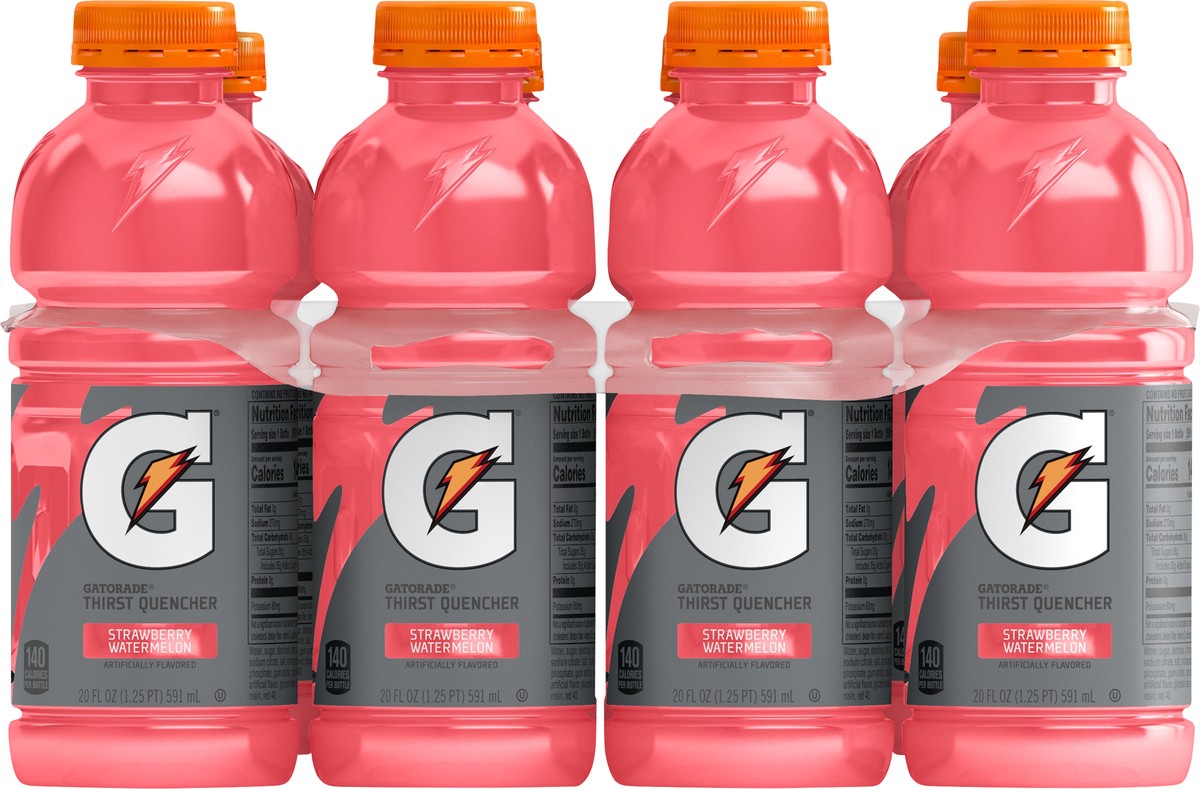 slide 2 of 5, Gatorade 8 Pack Strawberry Watermelon Thirst Quencher 8 ea, 8 ct; 20 oz