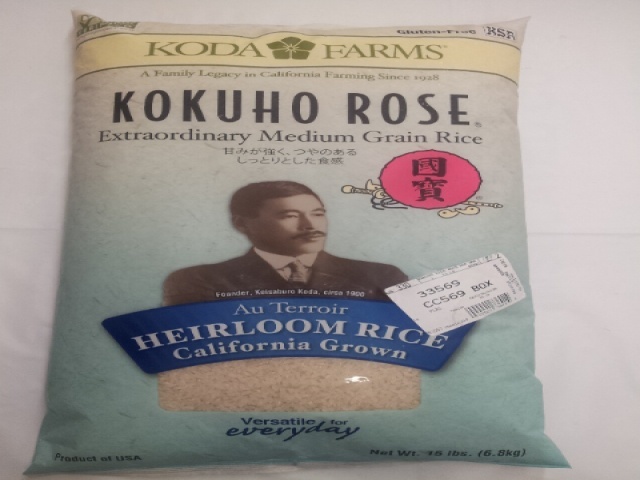 slide 1 of 1, Koda Farms Kokuho Rose Extraordinary Medium Grain Rice, 15 lb