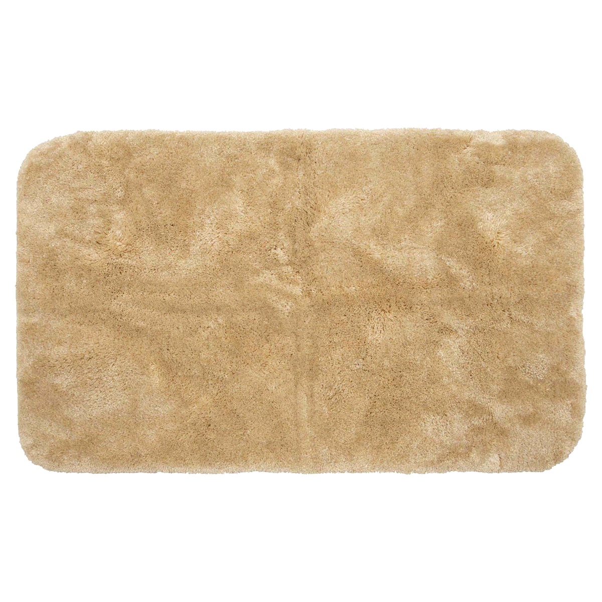 slide 1 of 1, Mohawk Plush Bath Rug, Sand, 24 in x 40 in