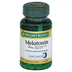 Nature's Bounty Melatonin Dietary Supplement Softgels