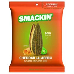 Smackin' Cheddar Jalapeno Flavored Sunflower Seeds 4.0 oz