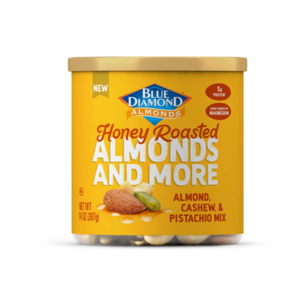 slide 1 of 1, Blue Diamond® Deluxe Mixed Nut - Honey Roasted, 14 oz