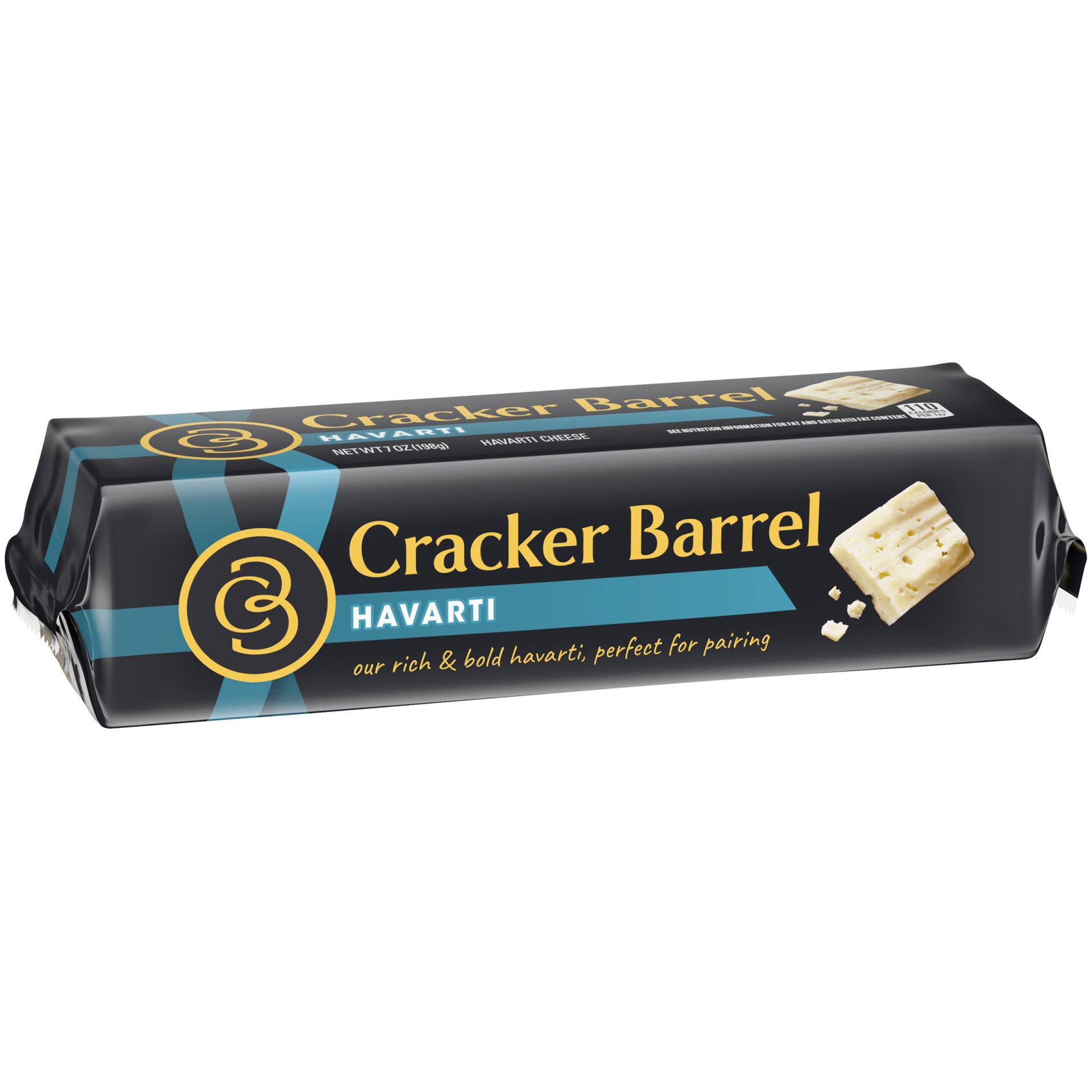 slide 4 of 6, Cracker Barrel Havarti Cheese Block, 7 oz