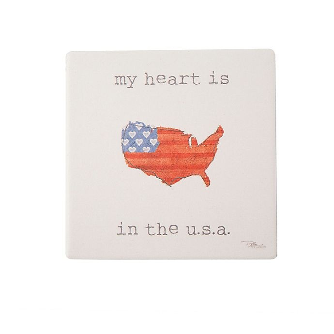 slide 1 of 1, Thirstystone USA Cuties Country Coaster, 1 ct