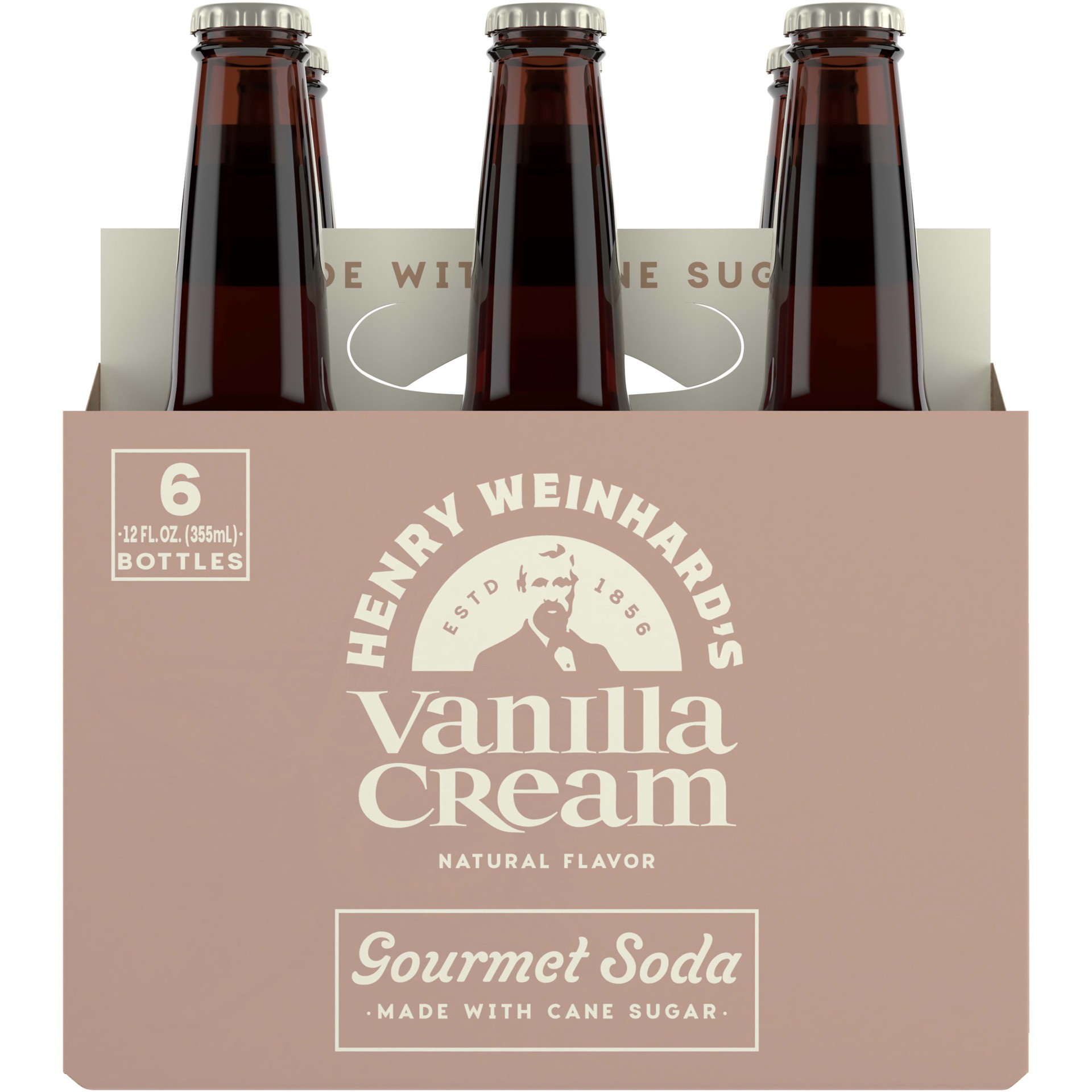 slide 2 of 5, Henry Weinhard's Vanilla Cream Bottles, 6 ct; 12 oz