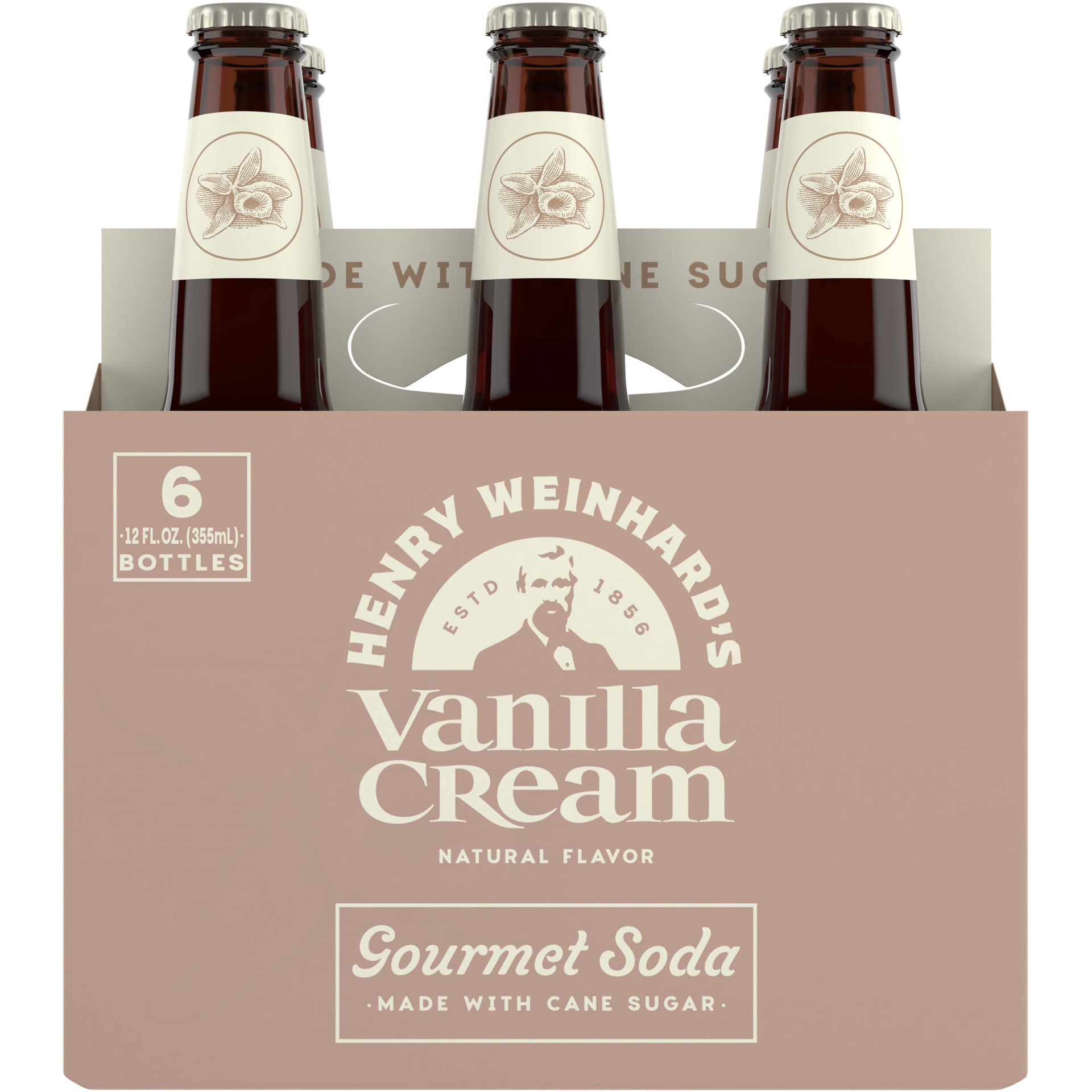 slide 4 of 5, Henry Weinhard's Vanilla Cream Bottles, 6 ct; 12 oz