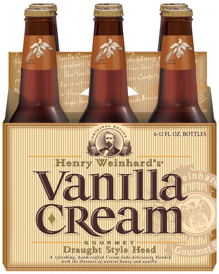 slide 1 of 5, Henry Weinhard's Vanilla Cream Bottles, 6 ct; 12 oz