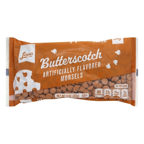 slide 1 of 1, Lowes Foods Butterscotch Morsels, 12 oz